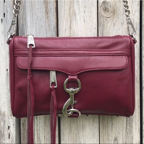 Rebecca Minkoff Handbags - New Rebecca Minkoff Mini Mac Crossbody Bag Wine